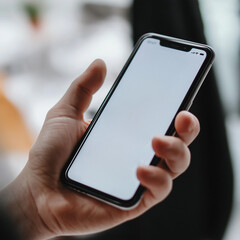 mobile phone in hand