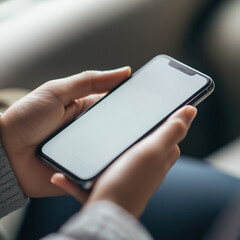 Holding a mobile phone