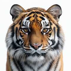 Fototapeta premium Close-up of a tiger's face.