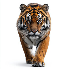 Fototapeta premium Tiger walking towards camera.