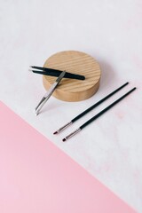 Minimalist Beauty Tools on Blush
