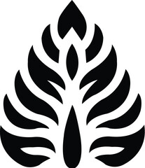 collection of traditional thai and buddhist floral and flame like patterns  stock vector