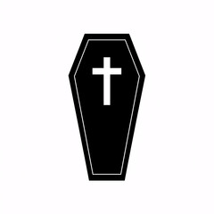 cross on black background