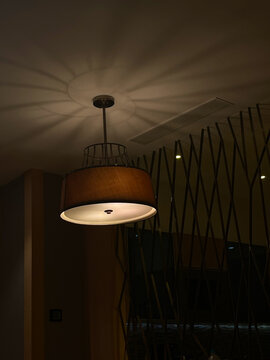 Lamp on the ceiling