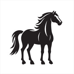 Obraz premium Horse Silhouette