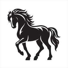Obraz premium Horse Silhouette