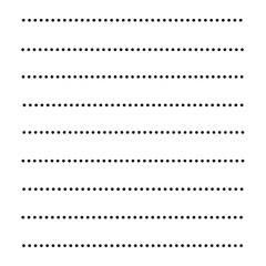 set of decorative black ruled evenly spaced horizontal lines