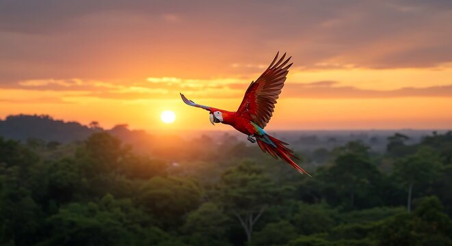 Crimson Wings, Golden Hour