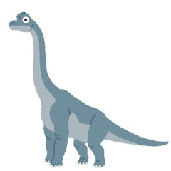 ブラキオサウルスのイラスト