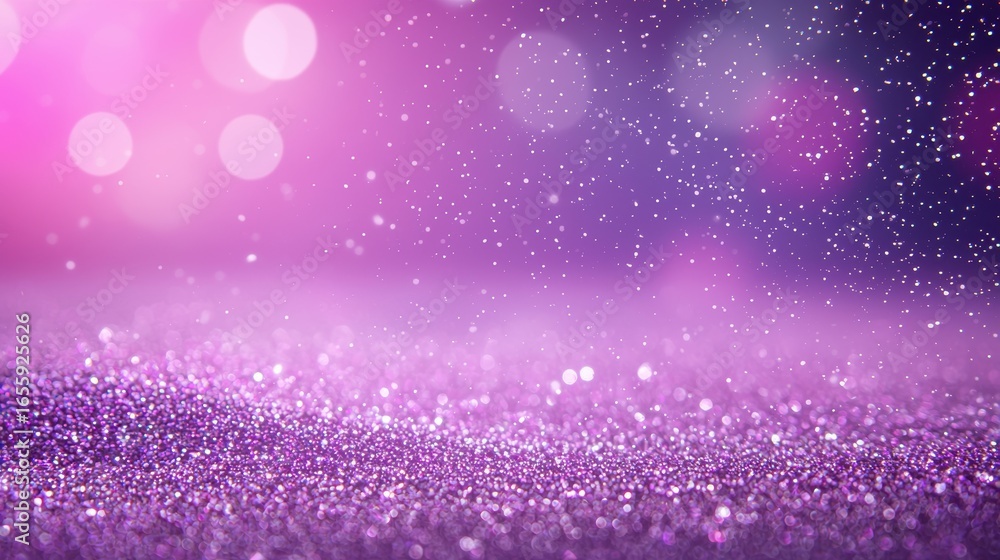 Poster sparkle and glitter particle abstract background with swirling glitter particles, suitable for festi