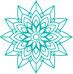 Intricate Floral Ornament Design Detailed Flower Pattern for Decorative Art and Creative Projects