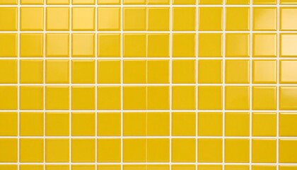 Yellow Tile Wall Texture Background.