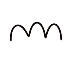 Line vector logo design element. Line design element. Wavy lines.