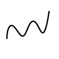 Line vector logo design element. Line design element. Wavy lines.