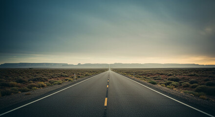 Fototapeta premium Open Road Horizon