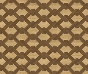 Fototapeta premium Modern seamless geometric pattern with natural textures: marble, wood, stone, cement, terrazzo. Ideal for interior design, wallpaper, packaging, textiles, tiles, and parquet flooring. 