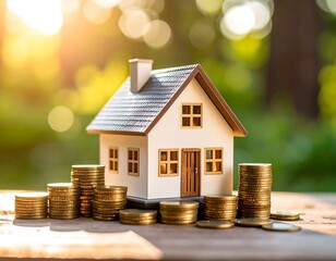 Dream Home Savings with Coins, and Outdoors.