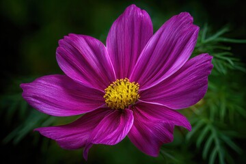 Obraz premium Purple Cosmos Flower Close Up