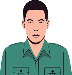 A joyful cartoon character leaping with arms raised in celebration, showing pure happiness.