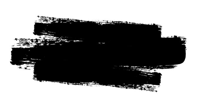 Abstract black watercolor splash with dynamic textured appearance. Brushstrokes and aggressive creating sense energy and movement. Rough distressed and grunge with smaller paint splatters radiating - Powered by Adobe