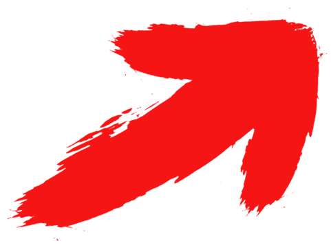 Single stylized arrow pointing upwards and to the right. Overall style is graphic and dynamic, conveying a sense of direction, movement, and energy.