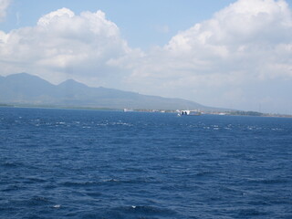 Vivid Photorealistic Pristine Crystal Clear Deep Blue Tropical Ocean Seawater Marine Nature...