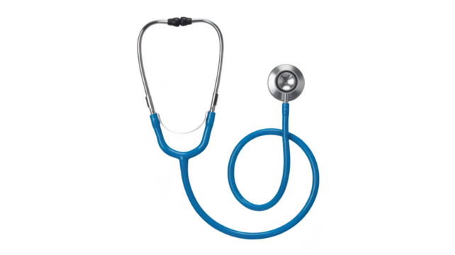 Medical Stethoscope on transparent background