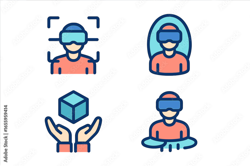Poster immersive vr experience with user interaction