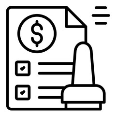 Fototapeta premium Accountability Icon