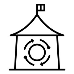 Recycling Center Icon