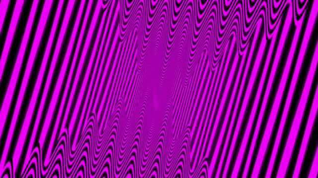 Abstract background with parallel purple lines spiraling in a hypnotic and psychedelic motion effect