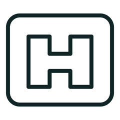 Fototapeta premium Vector media icon set in clean and modern style