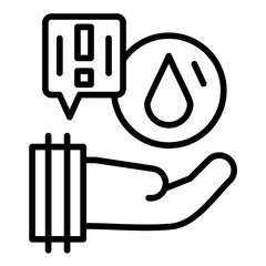 Water Crisis Icon