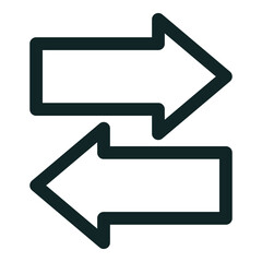 Vector media icon set in clean and modern style