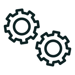 Vector media icon set in clean and modern style