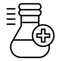 Obraz premium Laboratory Flask Icon