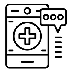 Obraz premium Mobile Clinic Icon