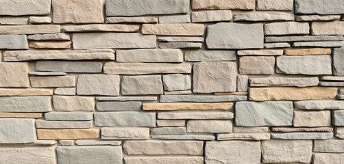 Fototapeta premium Rustic natural slate wall texture, varied tones of grey and brown, pattern, photography