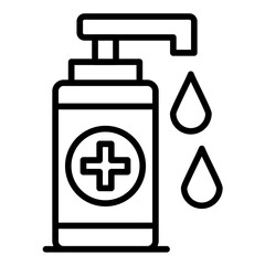 Hand Sanitizer Icon