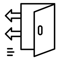Open Door Icon