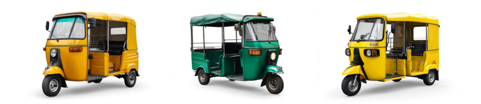 sets of auto rickshaw. south asian transfort