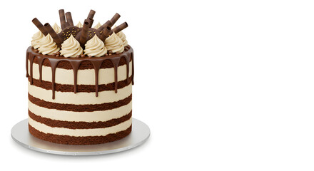 Luxury Celebration Cake with Melting Chocolate Glaze