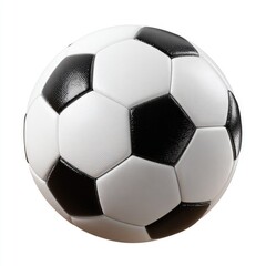 Obraz premium Soccer ball, white and black panels