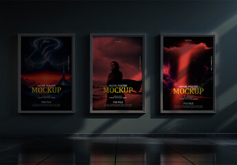 Cinema Moive Poster Mockup