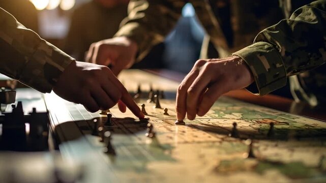 Military personnel strategy session