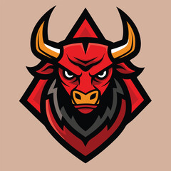 Red Bull Mascot Logo