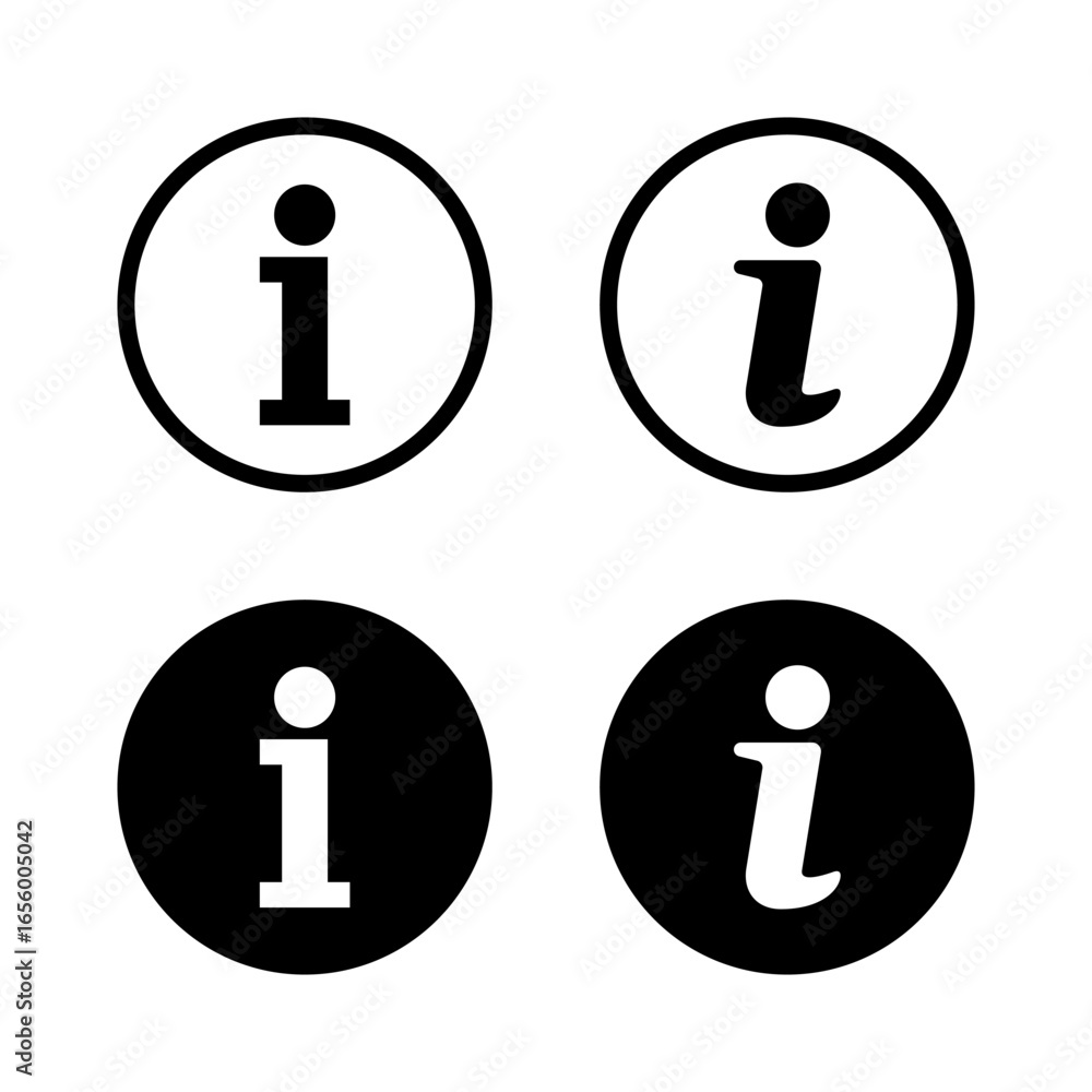 Poster helpdesk info icon set. information symbol. guidance element design