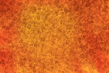 yellow golden paint, smears of prints on the surface