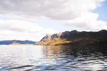 Scottish Highlands lake 