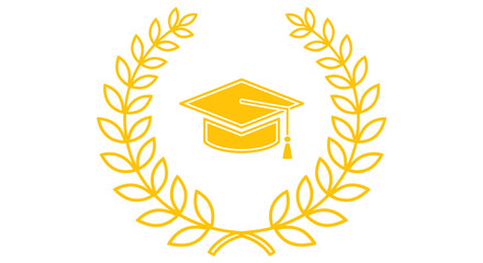 graduation scholarship award with laurel wreath symbolizing academic success and achievement in a ceremony setting ideal for promoting educational opportunities and financial aid programs.